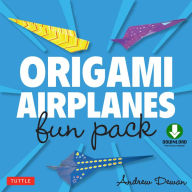 Title: Origami Airplanes Fun Pack: Make Fun and Easy Paper Airplanes with This Great Origami-for-Kids Kit: Origami Book with 6 Projects and Downloadable Sheets, Author: Andrew Dewar