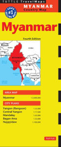 Title: Myanmar Travel Map Fourth Edition, Author: Periplus Editors