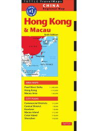 Title: Hong Kong & Macau Travel Map Sixth Edition, Author: Periplus Editors