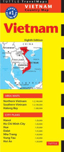 Title: Vietnam Travel Map Eighth Edition, Author: Periplus Editors