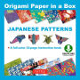 Origami Paper in a Box - Japanese Patterns: Origami Book with Downloadable Patterns for 10 Different Origami Papers
