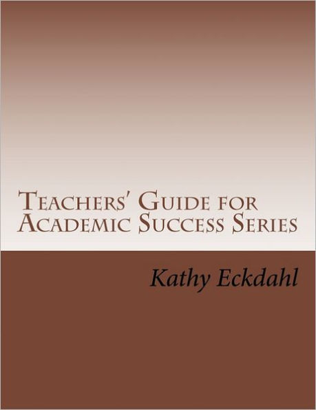 Teachers Guide for Academic Success Series