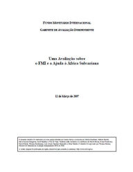 Title: The IMF and Aid to Sub-Saharan Africa, Author: International Monetary Fund