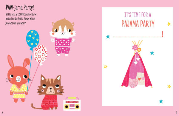 My Sticker Dress-Up: Pet Pajama Party!