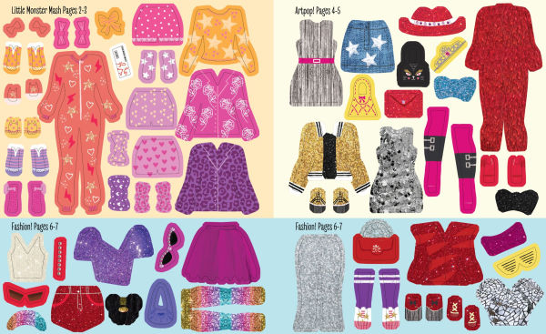 My Sticker Dress-UpT: Going Gaga: The Unofficial Sticker Book for Little Monsters