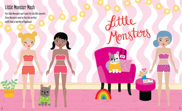 My Sticker Dress-UpT: Going Gaga: The Unofficial Sticker Book for Little Monsters