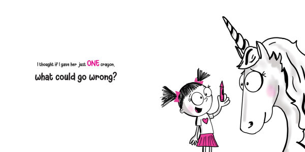 Never Let a Unicorn Scribble