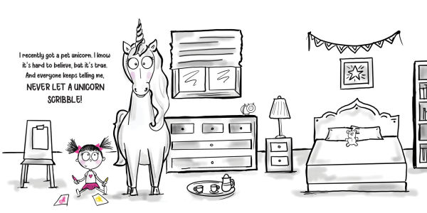 Never Let a Unicorn Scribble