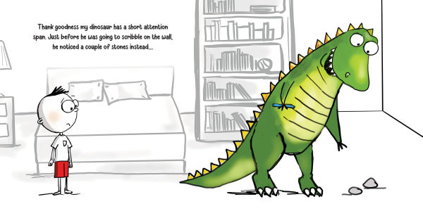 Never Let a Dinosaur Scribble