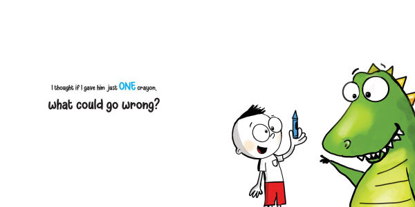 Never Let a Dinosaur Scribble