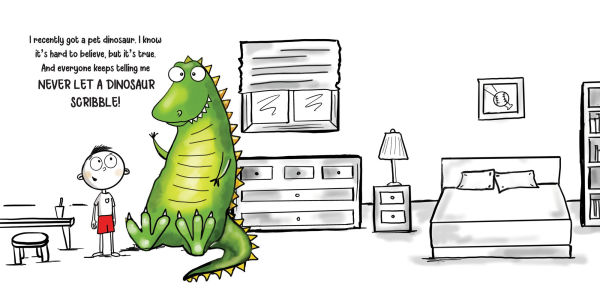 Never Let a Dinosaur Scribble