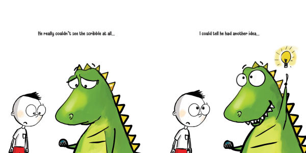 Never Let a Dinosaur Scribble