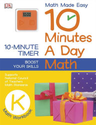Title: 10 Minutes a Day Math, Kindergarten, Author: DK