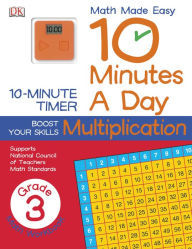 Title: 10 Minutes a Day Multiplication, 3rd Grade, Author: DK