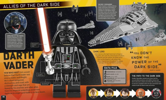 Lego Star Wars The Dark Side By Daniel Lipkowitz Hardcover Barnes Noble - roblox evil side face