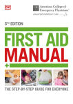 Alternative view 1 of ACEP First Aid Manual 5th Edition: The Step-by-Step Guide for Everyone