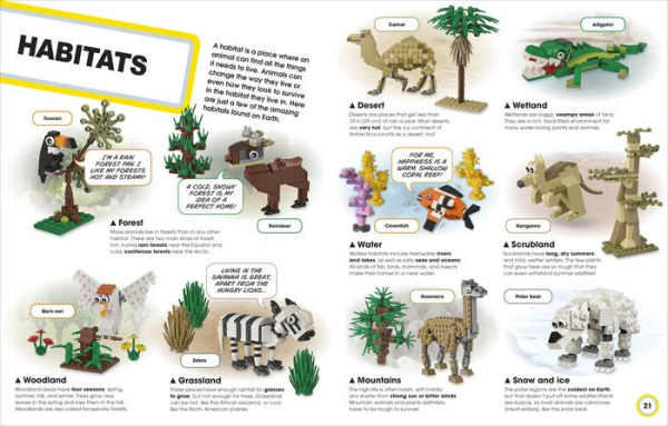 LEGO Animal Atlas: Discover the Animals of the World and Get