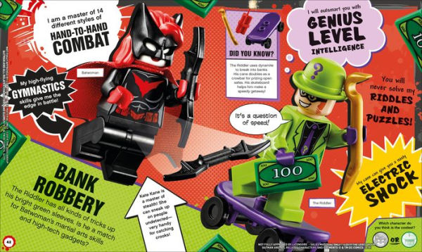 LEGO Batman Batman Vs. The Joker: LEGO DC Super Heroes and Super-villains Go Head to Head w/two LEGO minifigures!