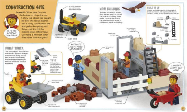 LEGO City Build Your Own Adventure Catch the Crooks: with minifigure and exclusive model