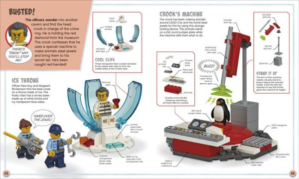 LEGO City Build Your Own Adventure Catch the Crooks: with minifigure and exclusive model