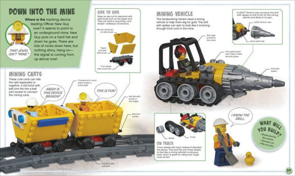 LEGO City Build Your Own Adventure Catch the Crooks: with minifigure and exclusive model