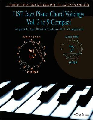 UST Jazz Piano Chord Voicings Vol. 2 to 9 Compact: All possible Upper Structure Triads in a IIm7 V7 progression