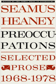 Title: Preoccupations: Selected Prose, 1968-1978, Author: Seamus Heaney