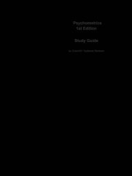 Title: e-Study Guide for: Psychometrics by Verne R. Bacharach, ISBN 9781412927604, Author: Cram101 Textbook Reviews