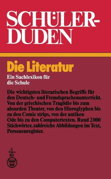 Schülerduden: Die Literatur