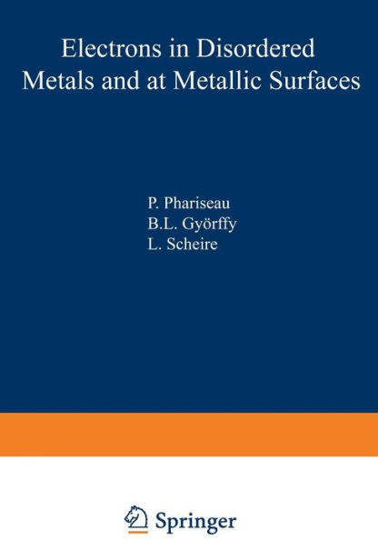 Electrons in Disordered Metals and at Metallic Surfaces