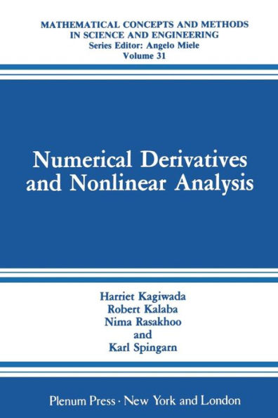 Numerical Derivatives and Nonlinear Analysis