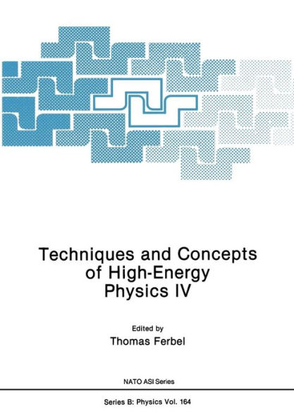 Techniques and Concepts of High-Energy Physics IV