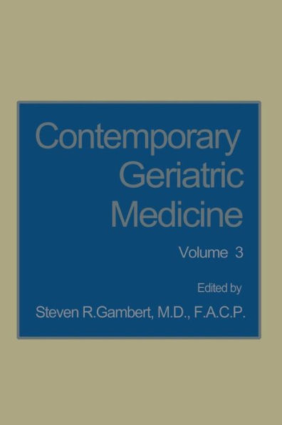 Contemporary Geriatric Medicine: Volume 3