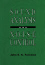 Sound Analysis and Noise Control