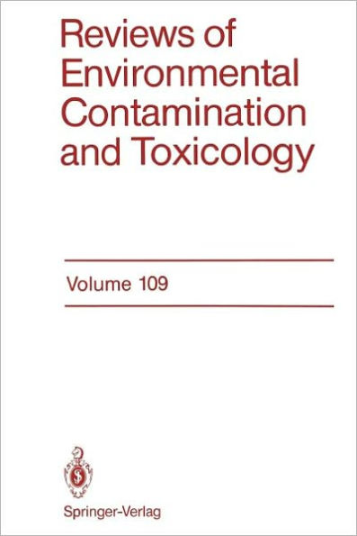 Reviews of Environmental Contamination and Toxicology: Continuation Residue