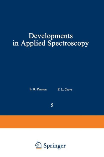 Developments in Applied Spectroscopy: Volume 5