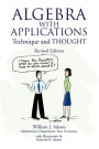 Algebra with Applications: Technique and Thought
