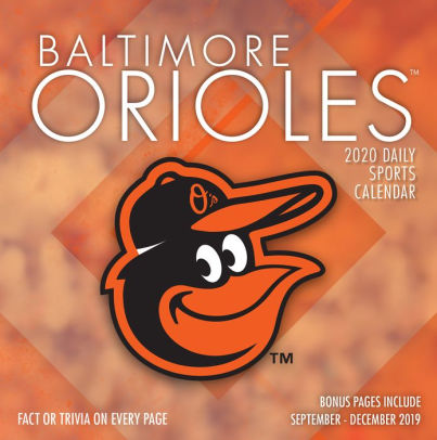 2020 Baltimore Orioles Box Calendar By Mlb 9781469366968 Item
