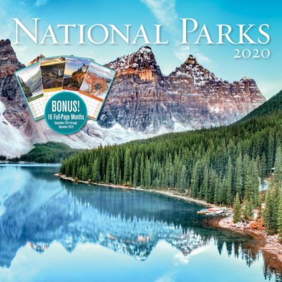 2020 Wall Calendar 16 Month National Parks