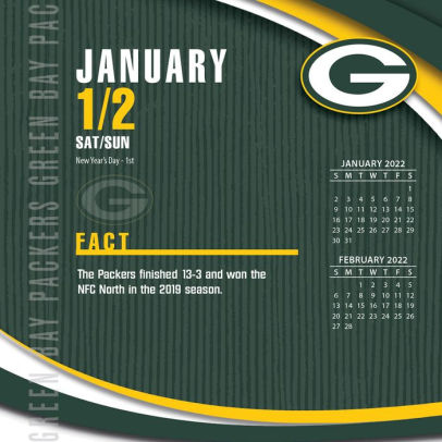 2022 Green Bay Packers Box Calendar By Inc Nfl | Barnes & Noble®