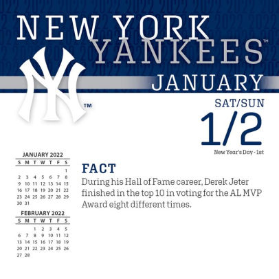 Nyy 2022 Schedule 2022 New York Yankees Box Calendar By Inc Mlb | Barnes & Noble®