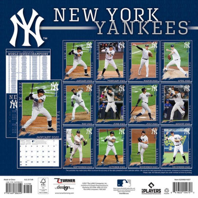 Ny Yankees 2022 Schedule 2022 New York Yankees 12X12 Team Wall Calendar By Inc Mlb | Barnes & Noble®