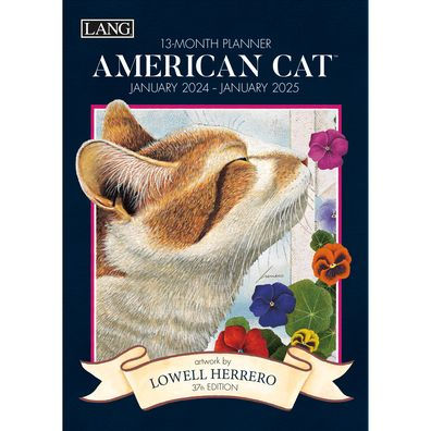 American Cat(tm) 2024 Monthly Planner