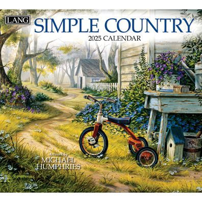 Simple Country 2025 Wall Calendar (New)