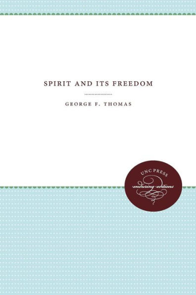 Spirit and Its Freedom