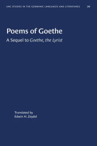 Title: Poems of Goethe: A Sequel to 