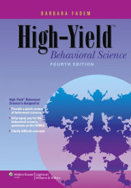 Title: High-Yield Behavioral Science, Author: Barbara Fadem