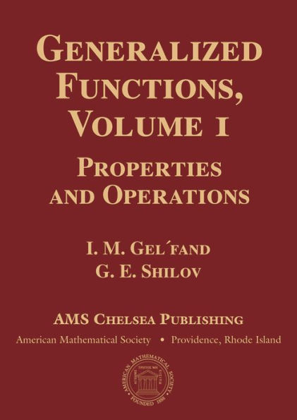 Generalized Functions, Volume 1