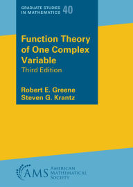 Title: Function Theory of One Complex Variable, Author: Robert E. Greene and Steven G. Krantz