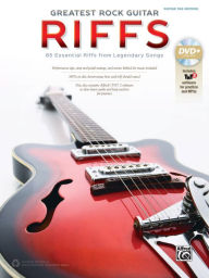 Ebook secure download The Greatest Rock Guitar Riffs: Guitar TAB, Book & DVD-ROM 9781470623425 in English  by Alfred Publishing Staff